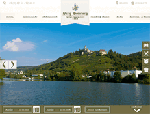 Tablet Screenshot of burg-hotel-hornberg.de